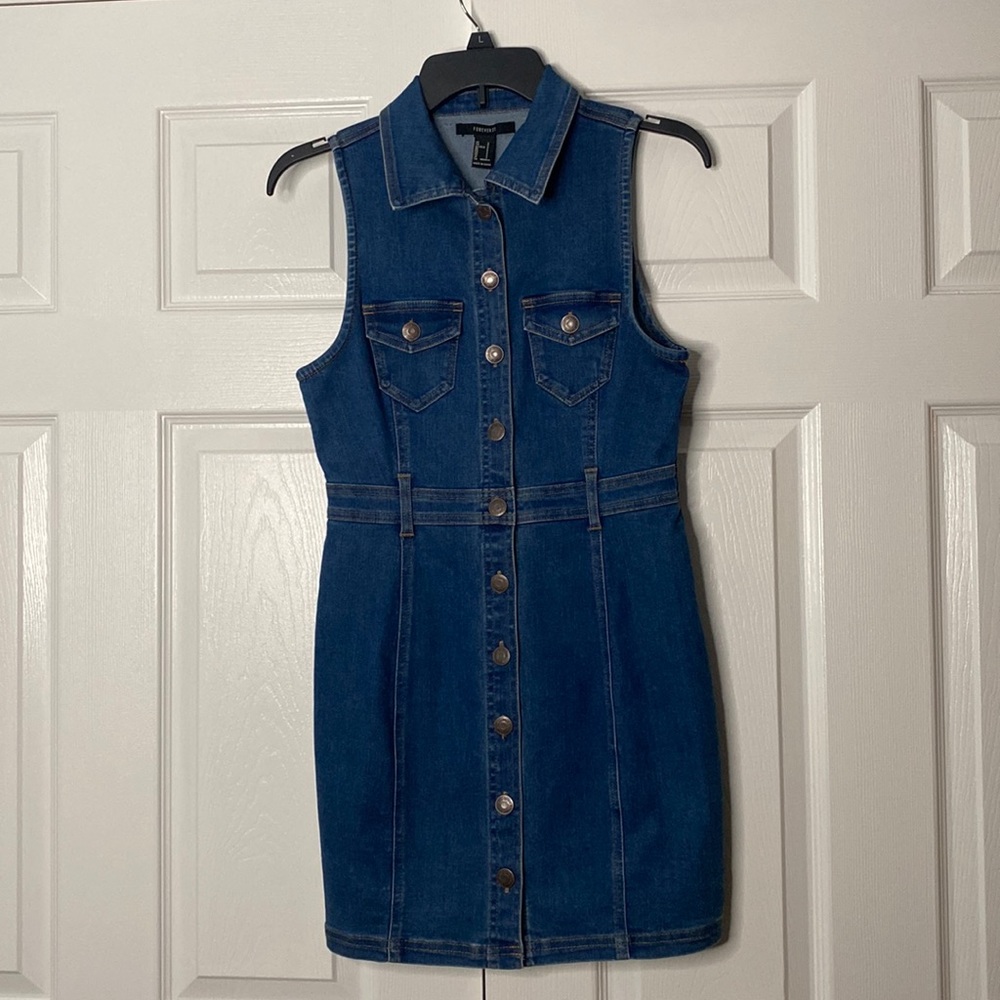 NWT Forever 21 Jean Dress